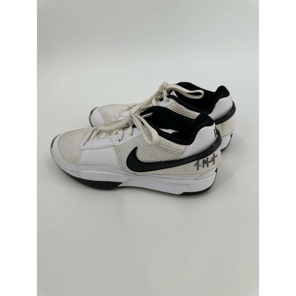 Nike Men's Ja 1 TB Basketball Size 10 White/Black  |FV1303-100|